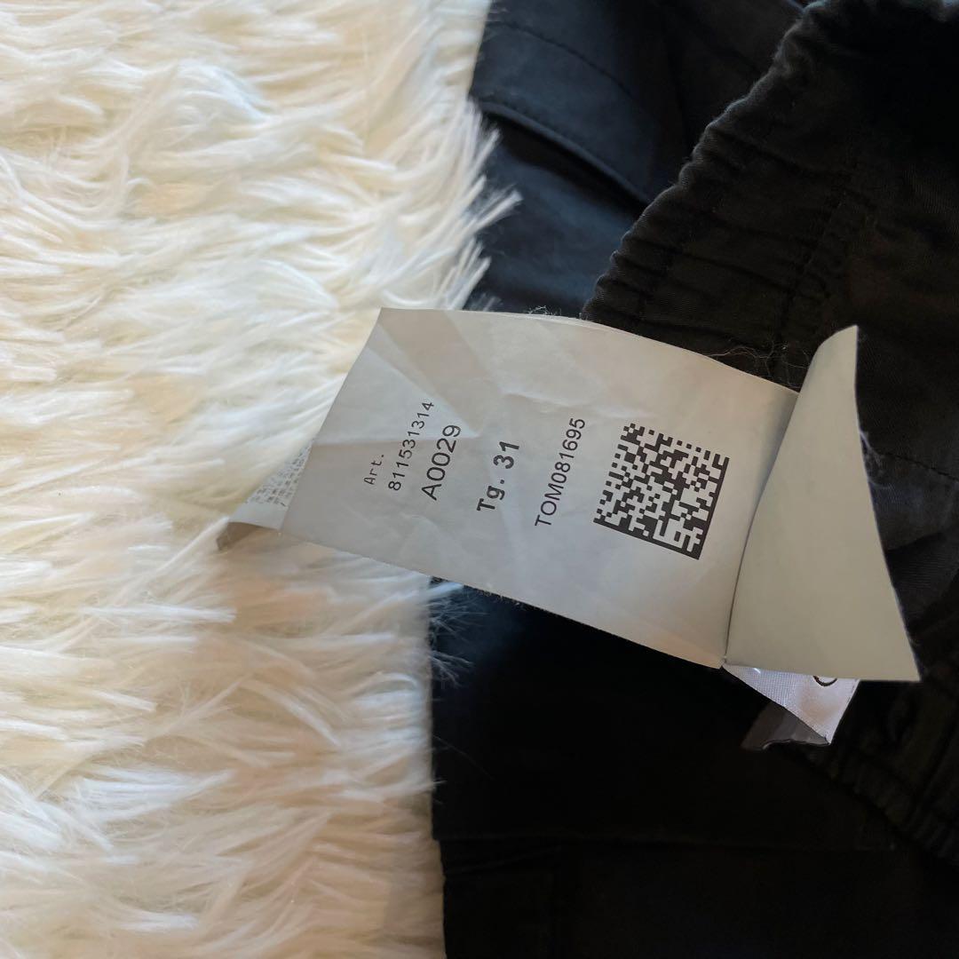 ston  カーゴパンツ ワッペン 黒 W31 TYPE RE-T