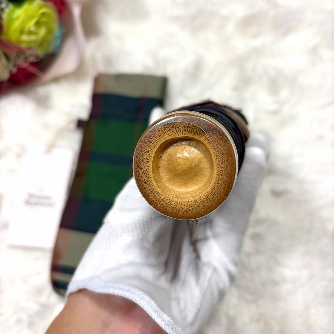 新品未使用タグ付 Vivienne Westwood チェック柄 オーブ 折り傘