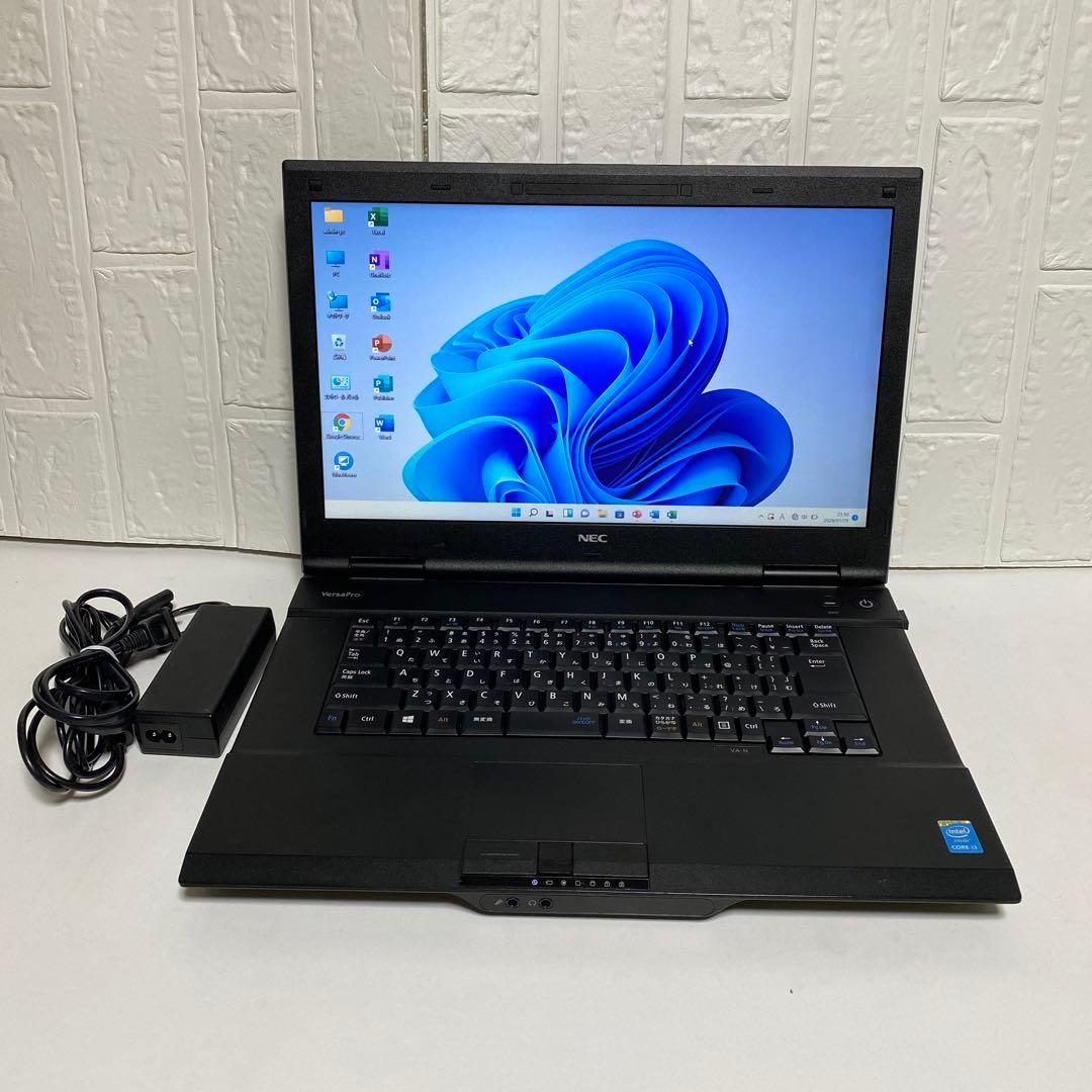 Windows11 オフィス付高速起動SSD NEC VersaproノートPC