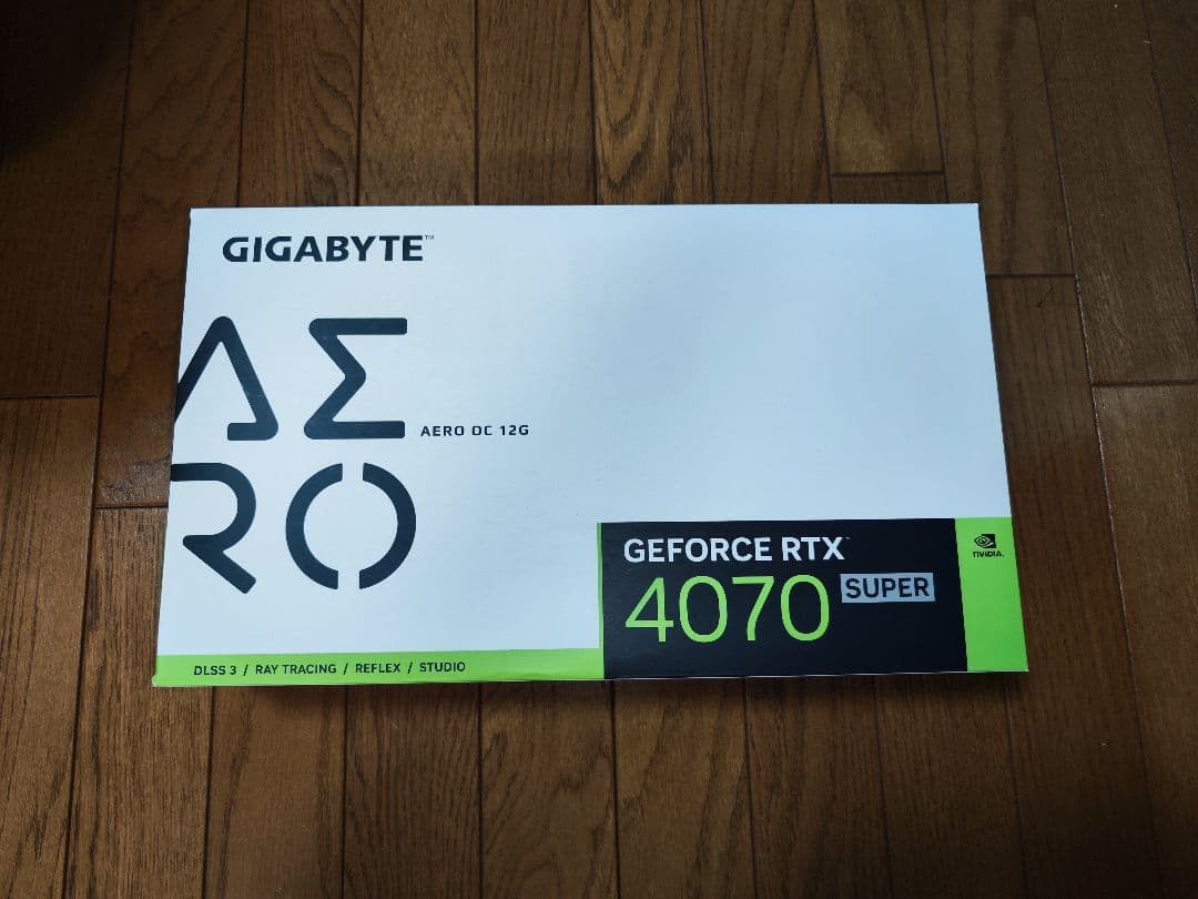 グラフィックボード・グラボ・ビデオカード GIGABYTE GeForce RTX 4070 Super AERO OC
