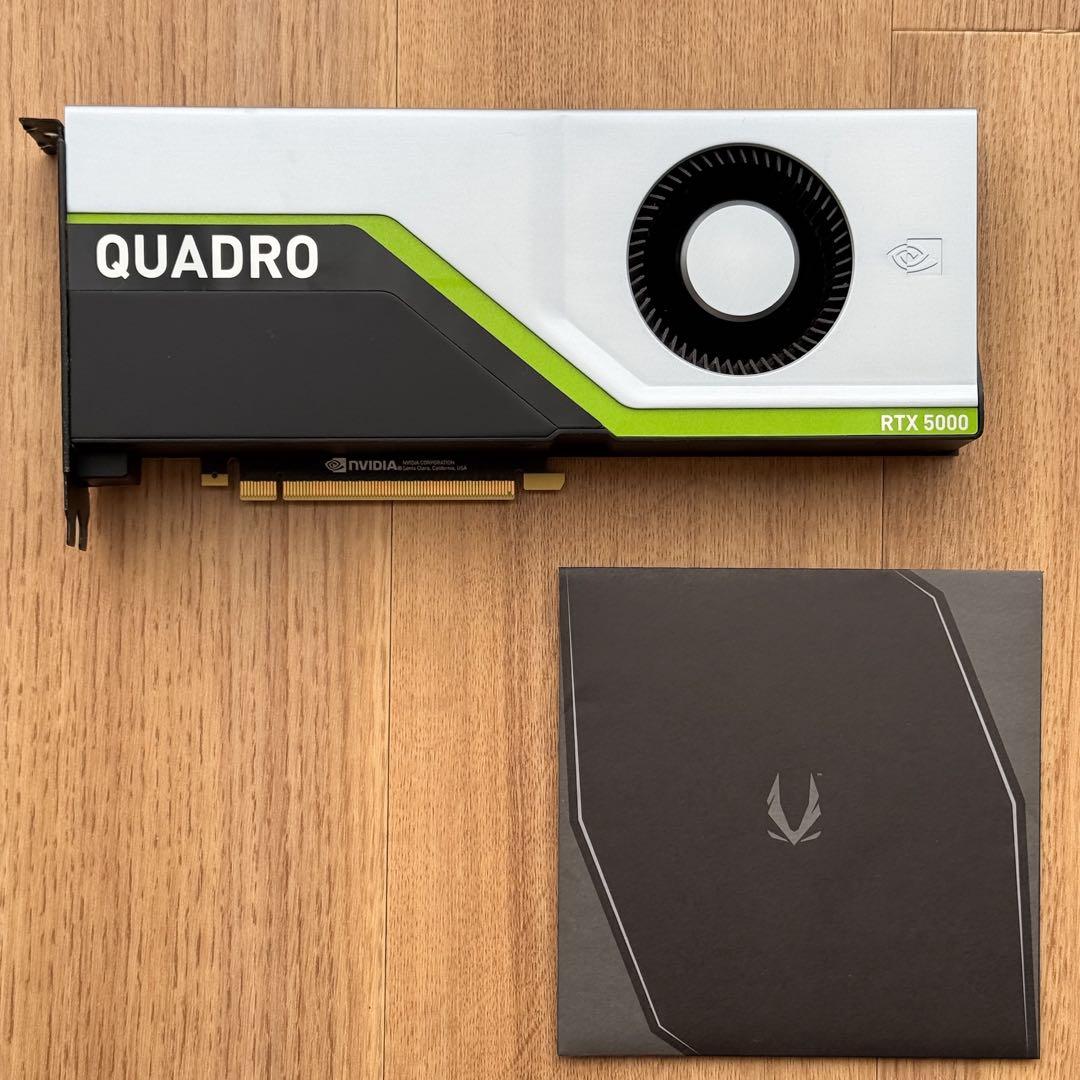 NVIDIA Quadro RTX 5000 グラフィックボード　16GB