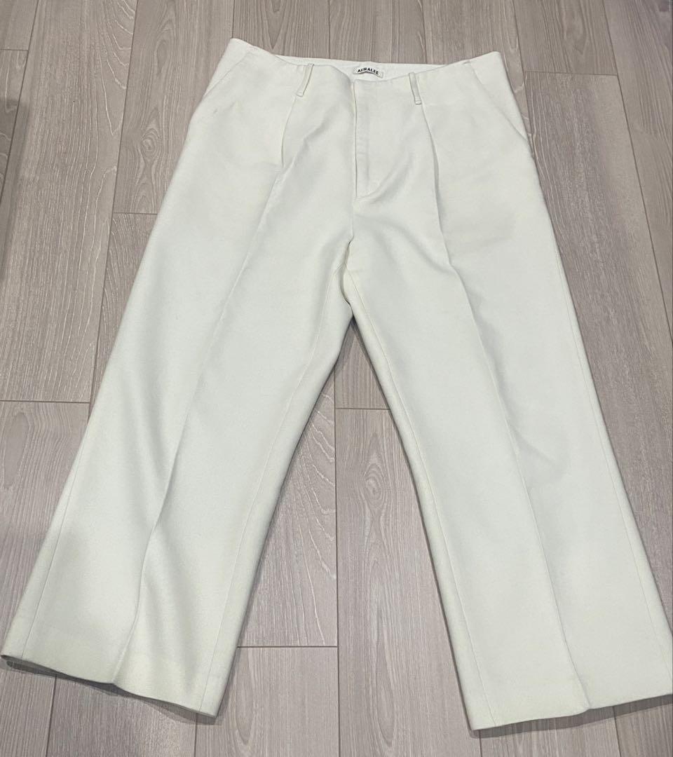 AURALEEオーラリー23AWLIGHT MELTONSLACKS　SIZE5