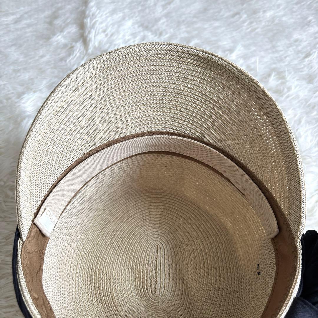 【完売品】CA4LA♡カシラ✨リボン付き麦わら帽子 ストローハット キャスケット