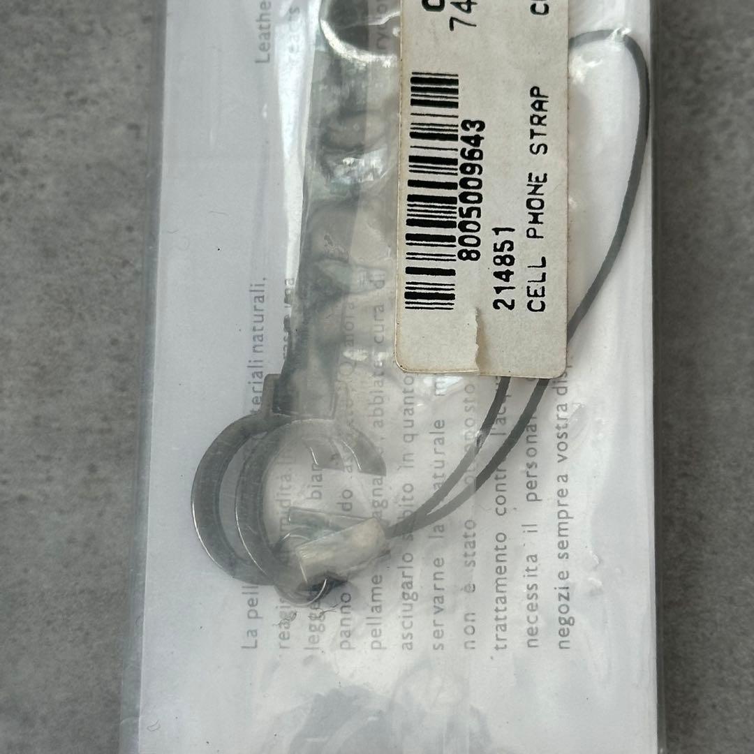 未使用✨GUCCI マーモント　携帯 スマホストラップ チャーム　レザー　黒