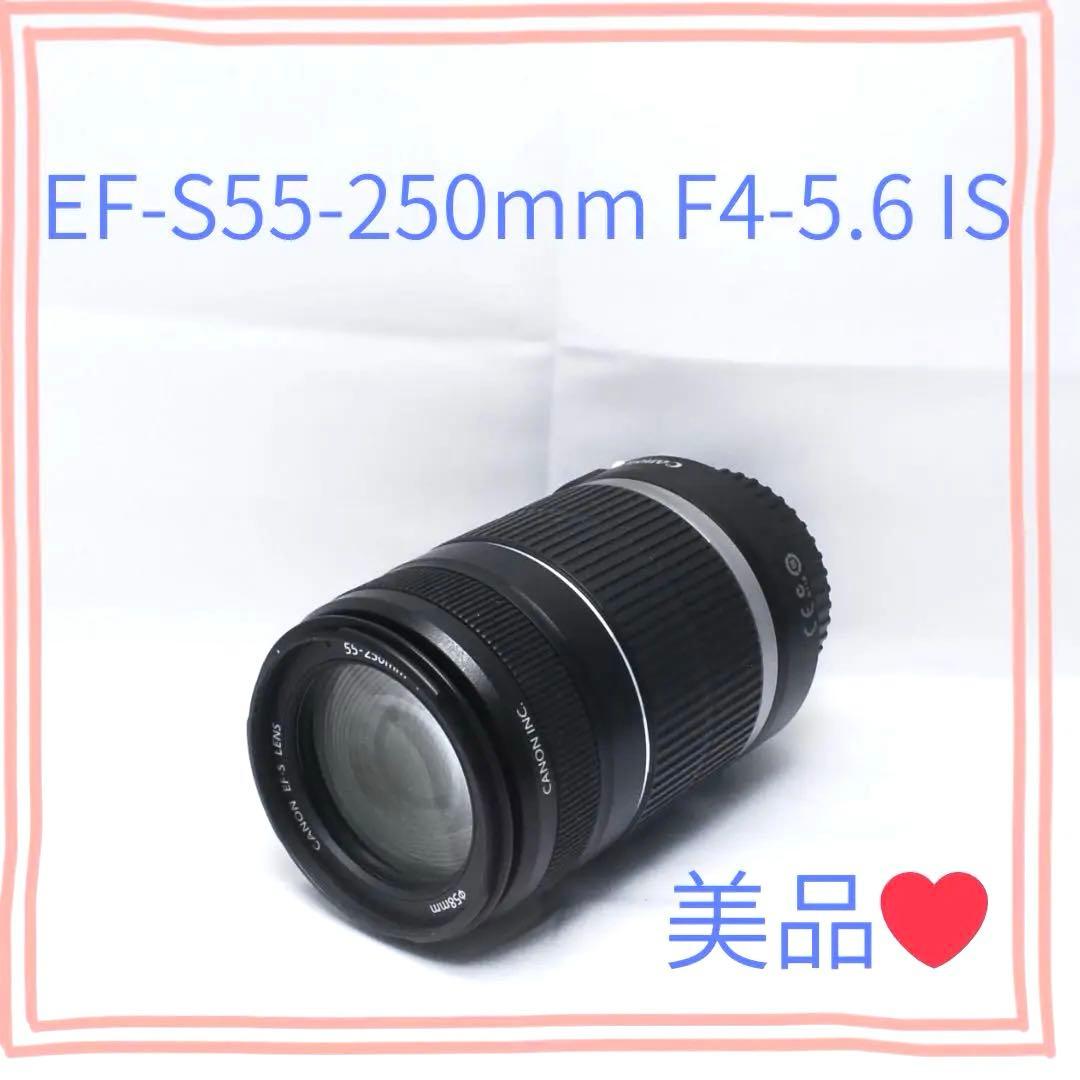 手ぶれ補正付き❤️Canon EF-S55-250mm F4-5.6 IS レンズ