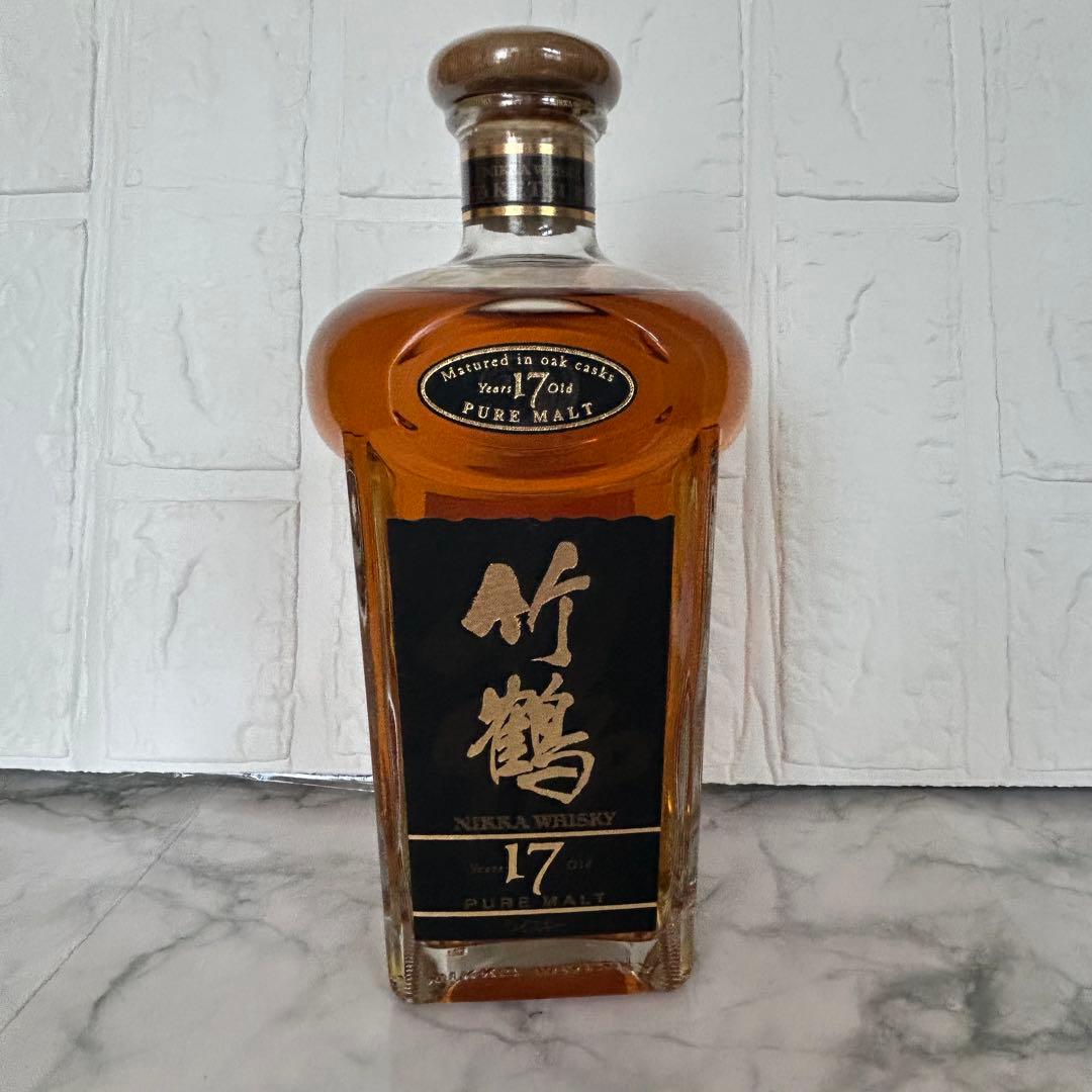 【旧ラベル】古酒　ヴィンテージ 竹鶴 17年 ピュアモルトウイスキー 700ml