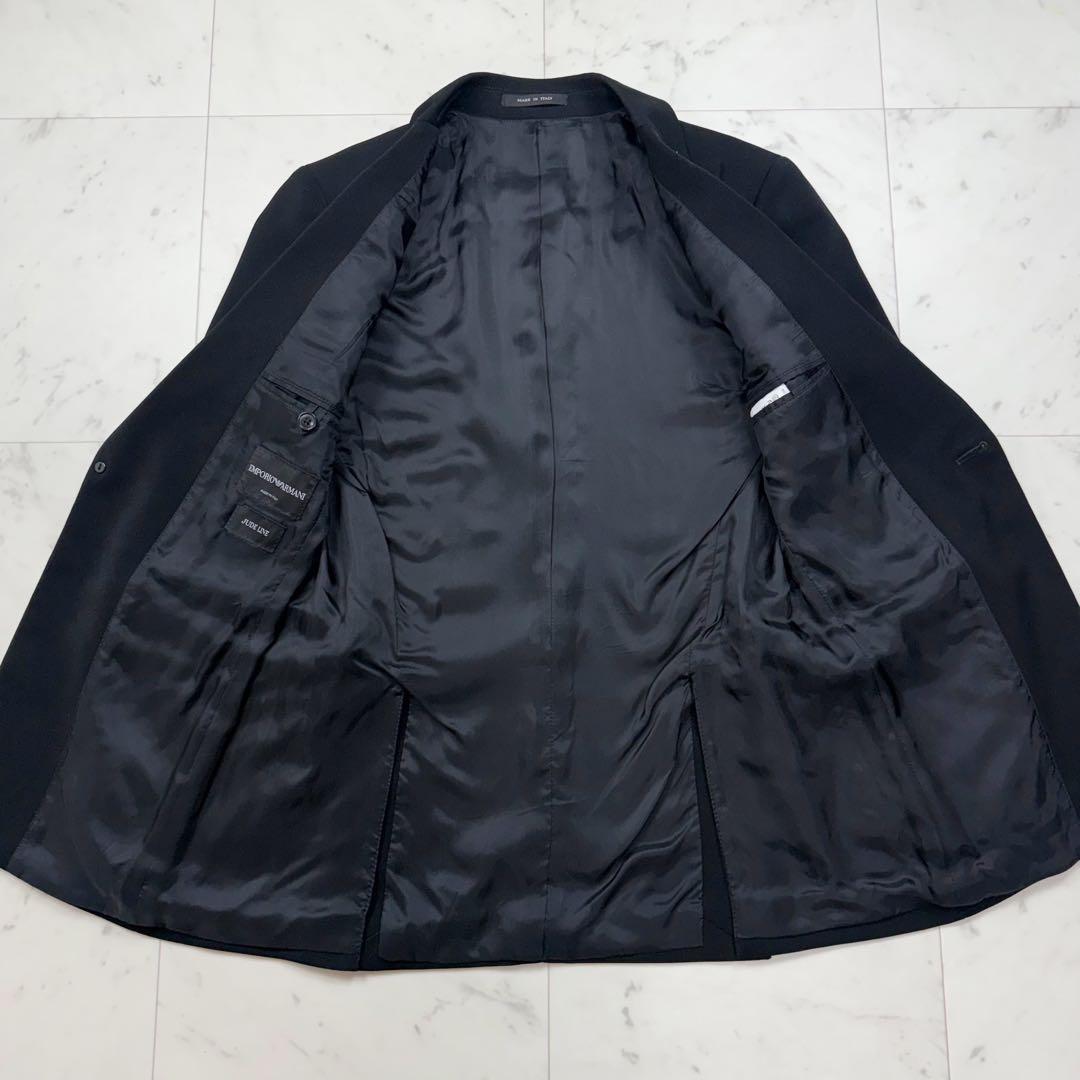 エンポリオアルマーニ ジュードライン テーラードジャケット ブラック サイズ46