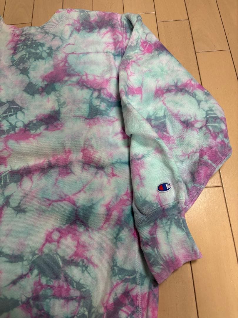Champion リバースウィーブ スウェット タイダイ アメリカ製