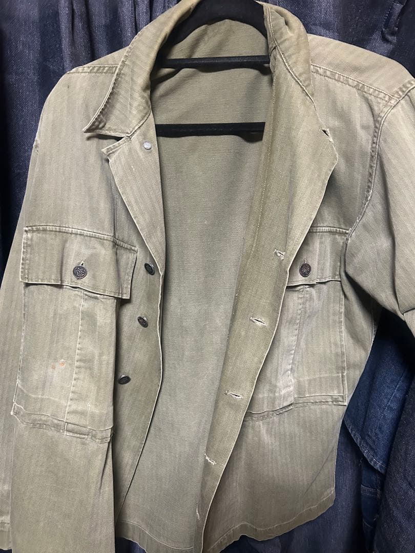 ジャケット・アウター 40's WW2 us army M-43 HBT 13star jacket