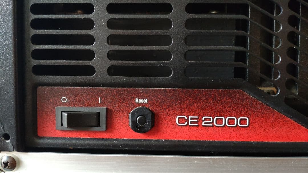AMCRON アムクロン CE2000 パワーアンプ　 動作確認 使用