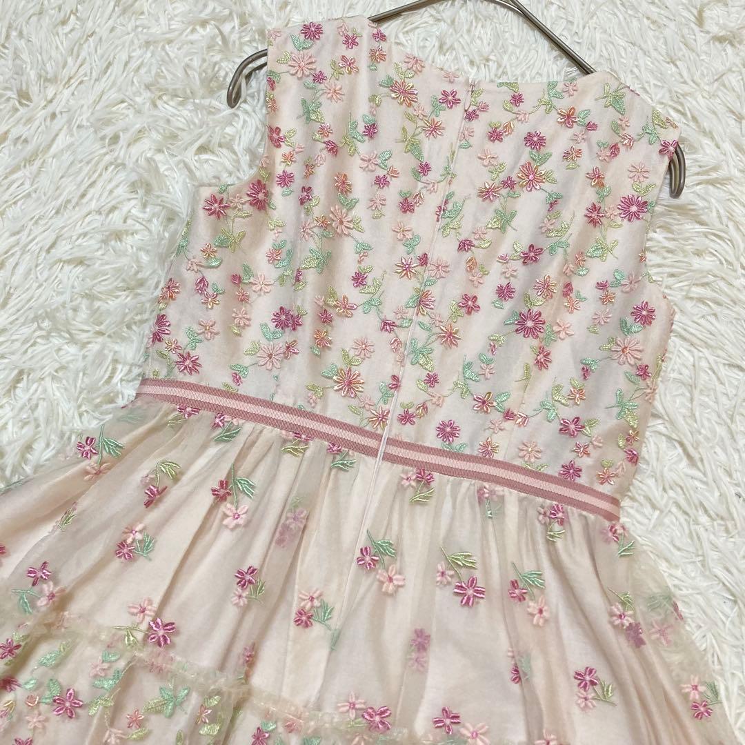 TOCCA トッカ ワンピース ドレス 140cm 花柄 刺繍 レース 発表会