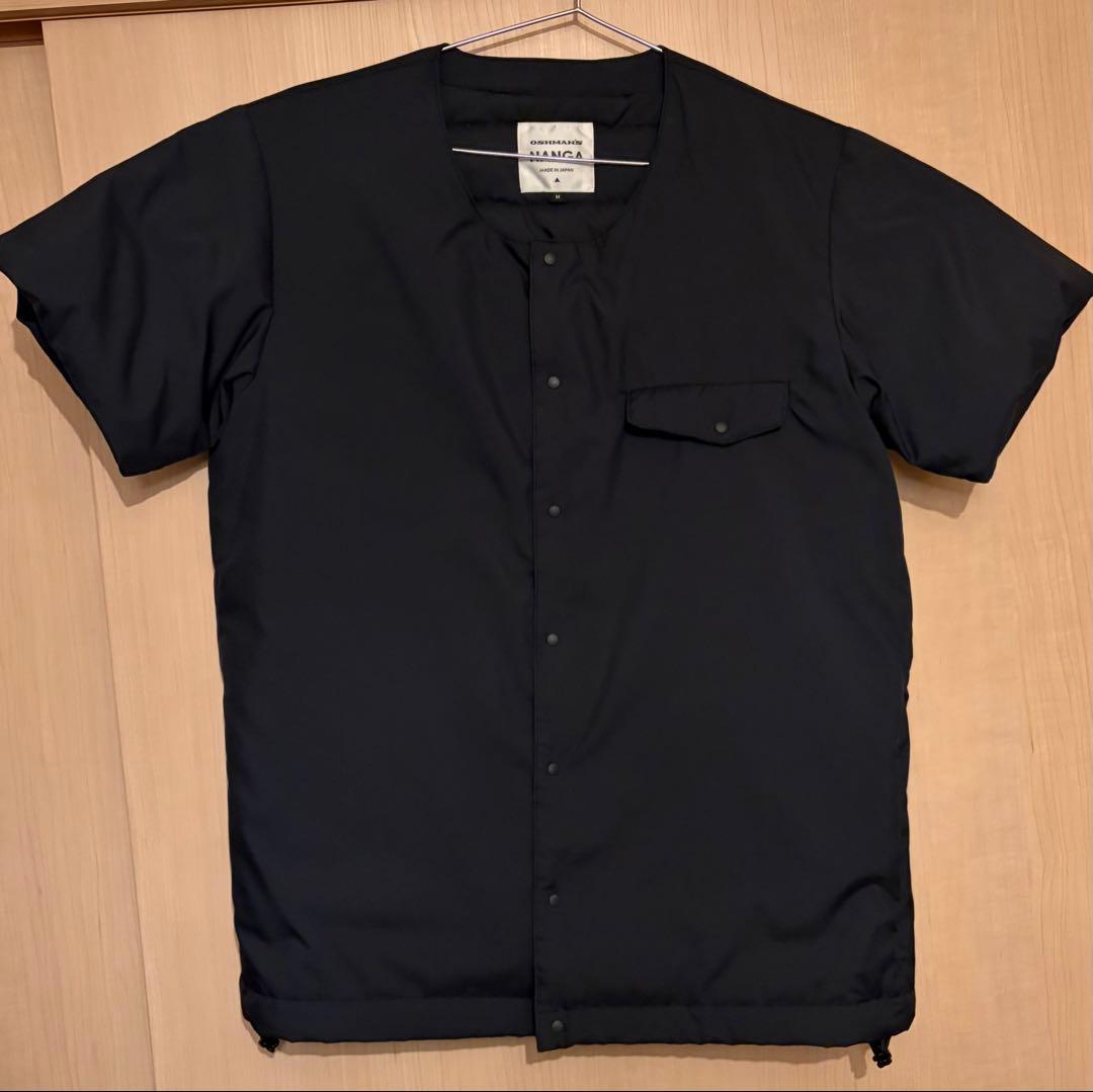 オッシュマンズ別注 ナンガ NANGA 半袖ダウン Mサイズ ブラック