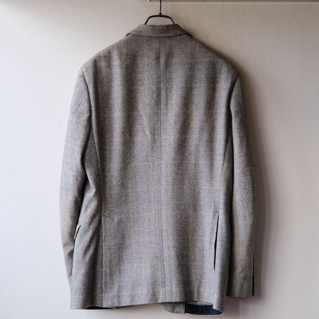 BRUNELLO CUCINELLIブルネロクチネリグレンチェックジャケット50