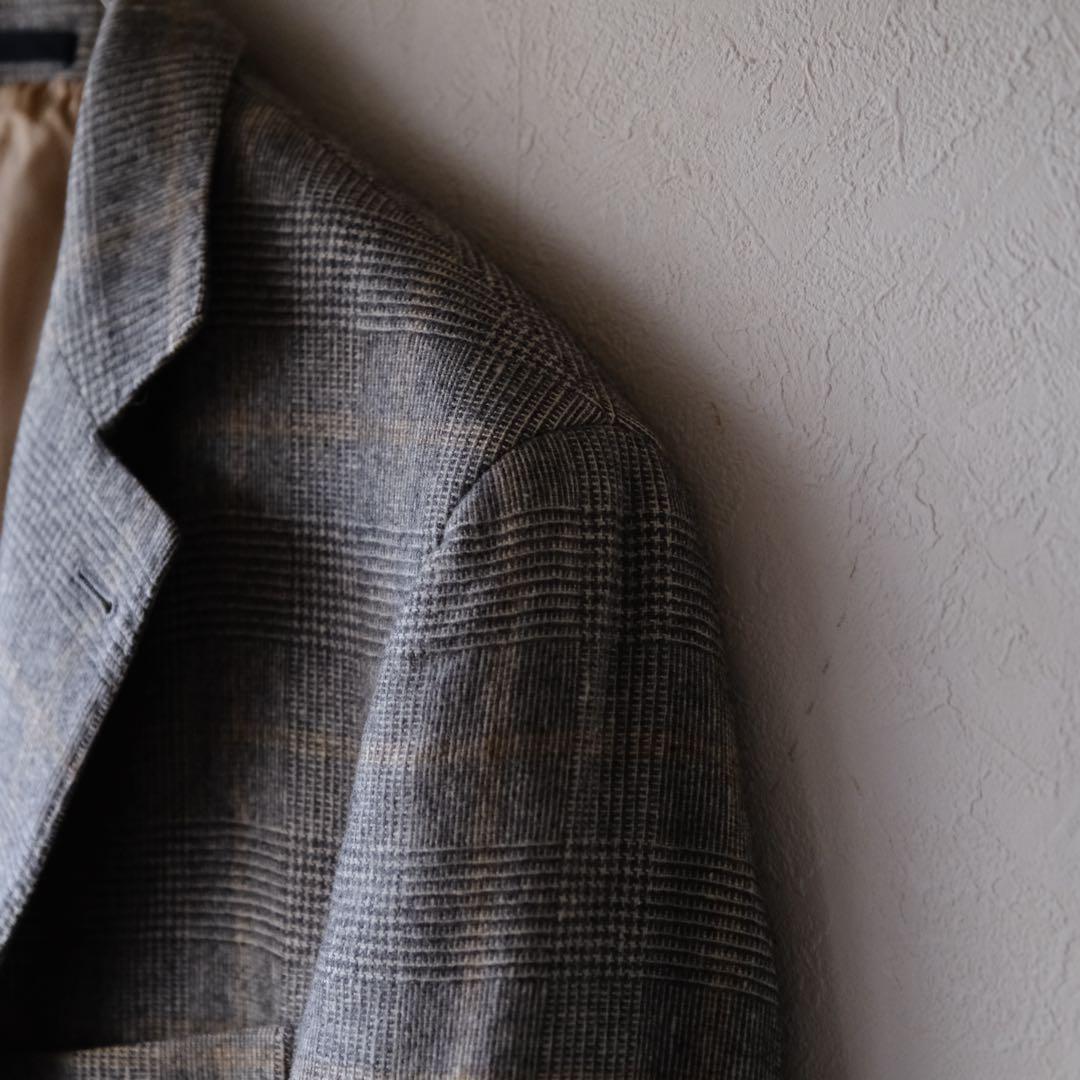 BRUNELLO CUCINELLIブルネロクチネリグレンチェックジャケット50