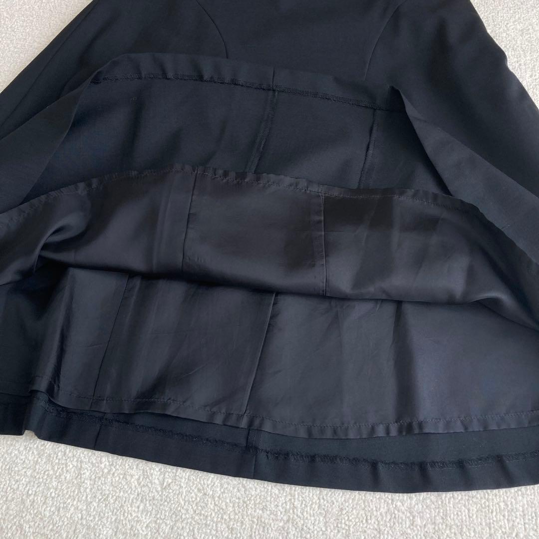 マーガレットハウエル　スカートスーツ セットアップ ブラック フレア