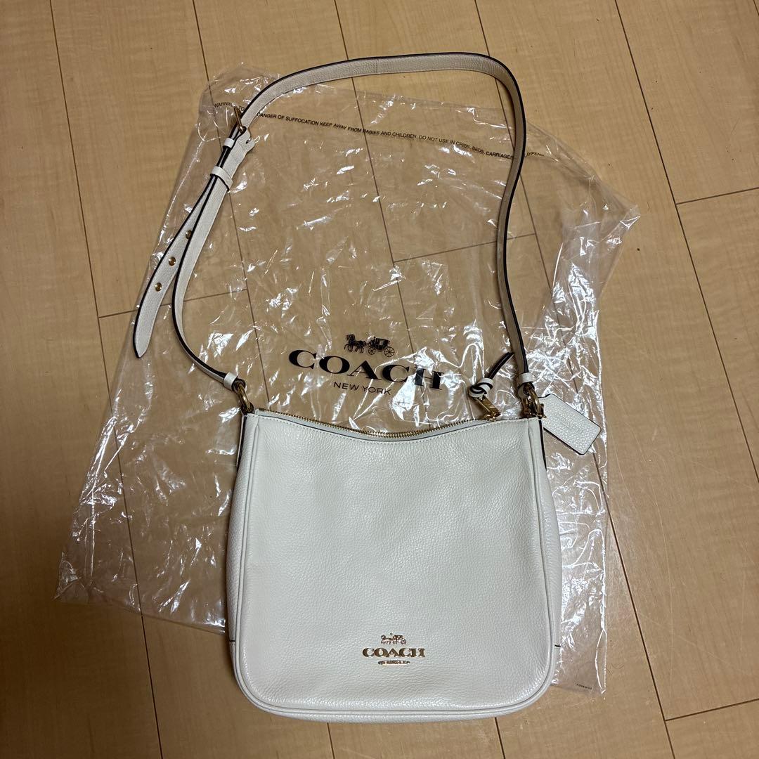 COACH ホワイト ショルダーバッグ