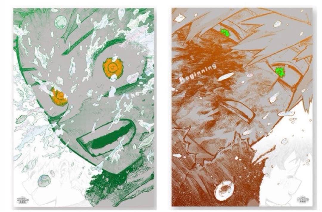 僕のヒーローアカデミア　原画展　The Beginning ポスター