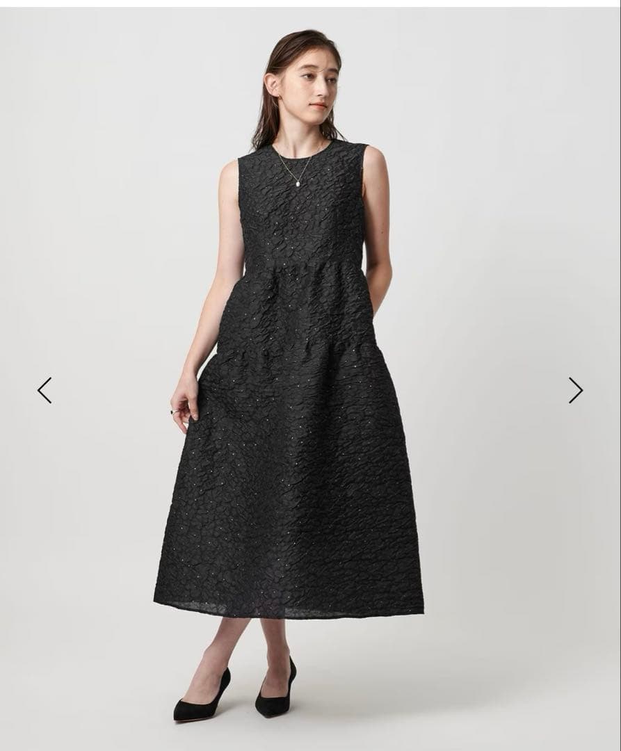 UNITED ARROWS ジャガードワンピース