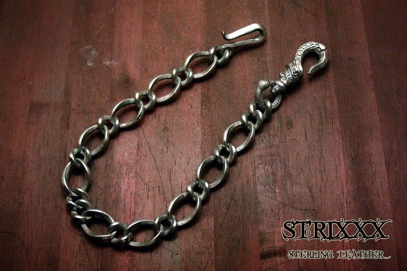 04　４５センチ大コマウォレットチェーン　ショート STRIXXX