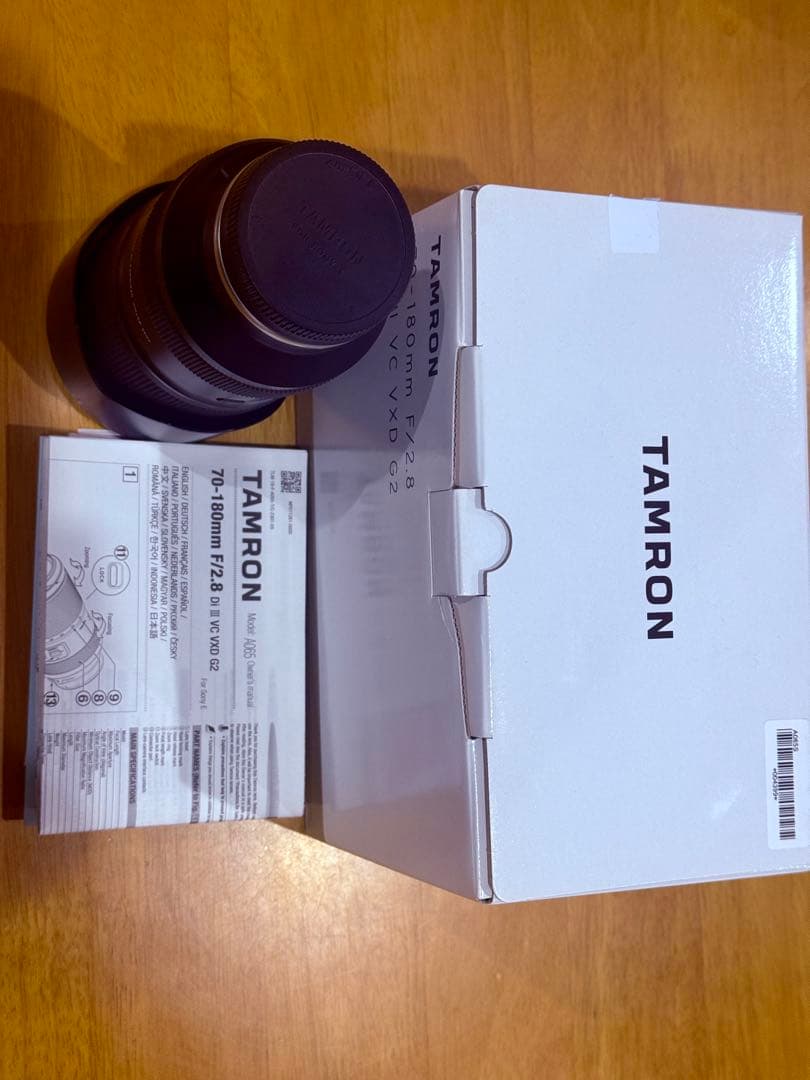 TAMRON 70-180 F2.8 G2 SONY Eマウント用2型モデル