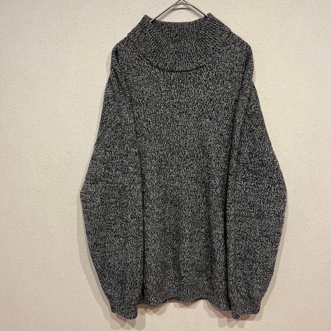 【美品】crepuscule 19AW カスミ柄 ウール モックネックニット