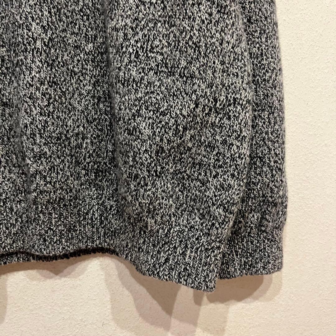 【美品】crepuscule 19AW カスミ柄 ウール モックネックニット