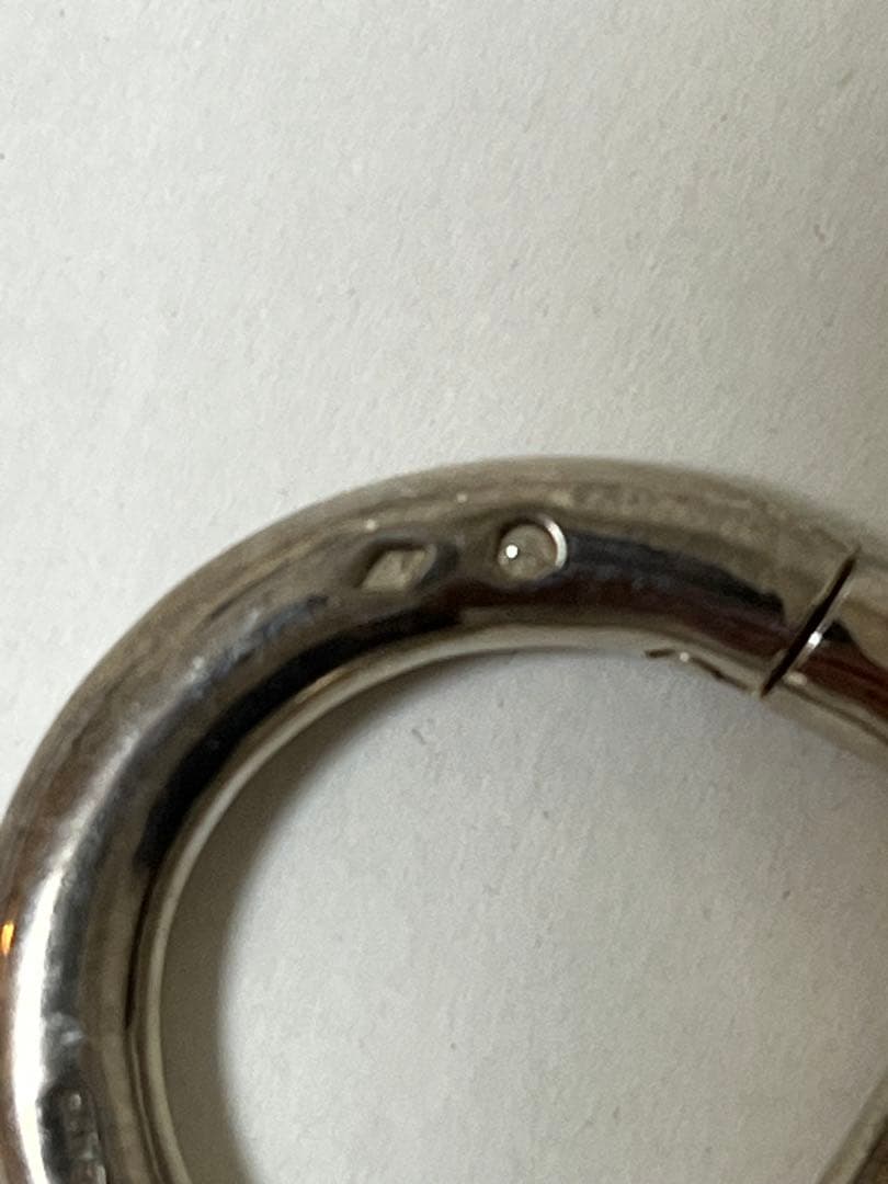 エルメス　シェーヌダンクル　カラビナ　正規店アフターケア済　キーリング