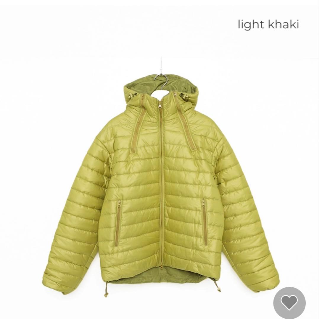 2WAYフーディー軽量ダウンジャケット