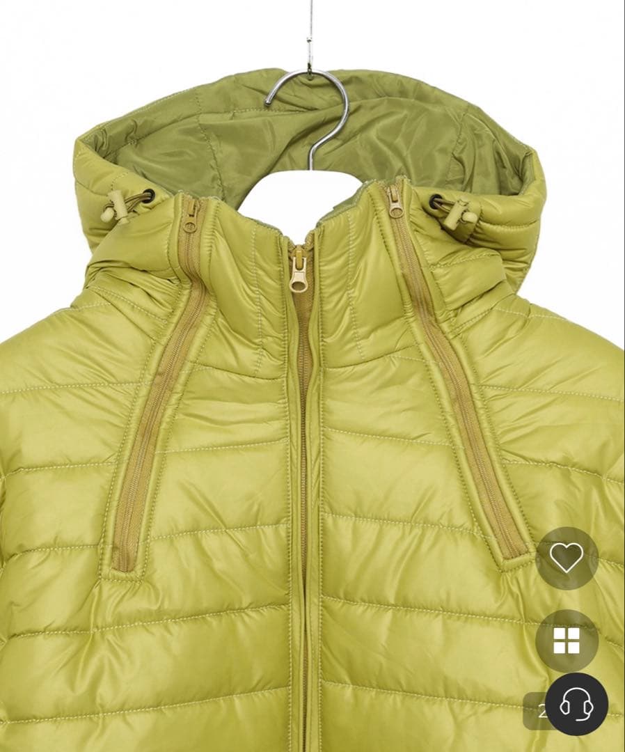 2WAYフーディー軽量ダウンジャケット