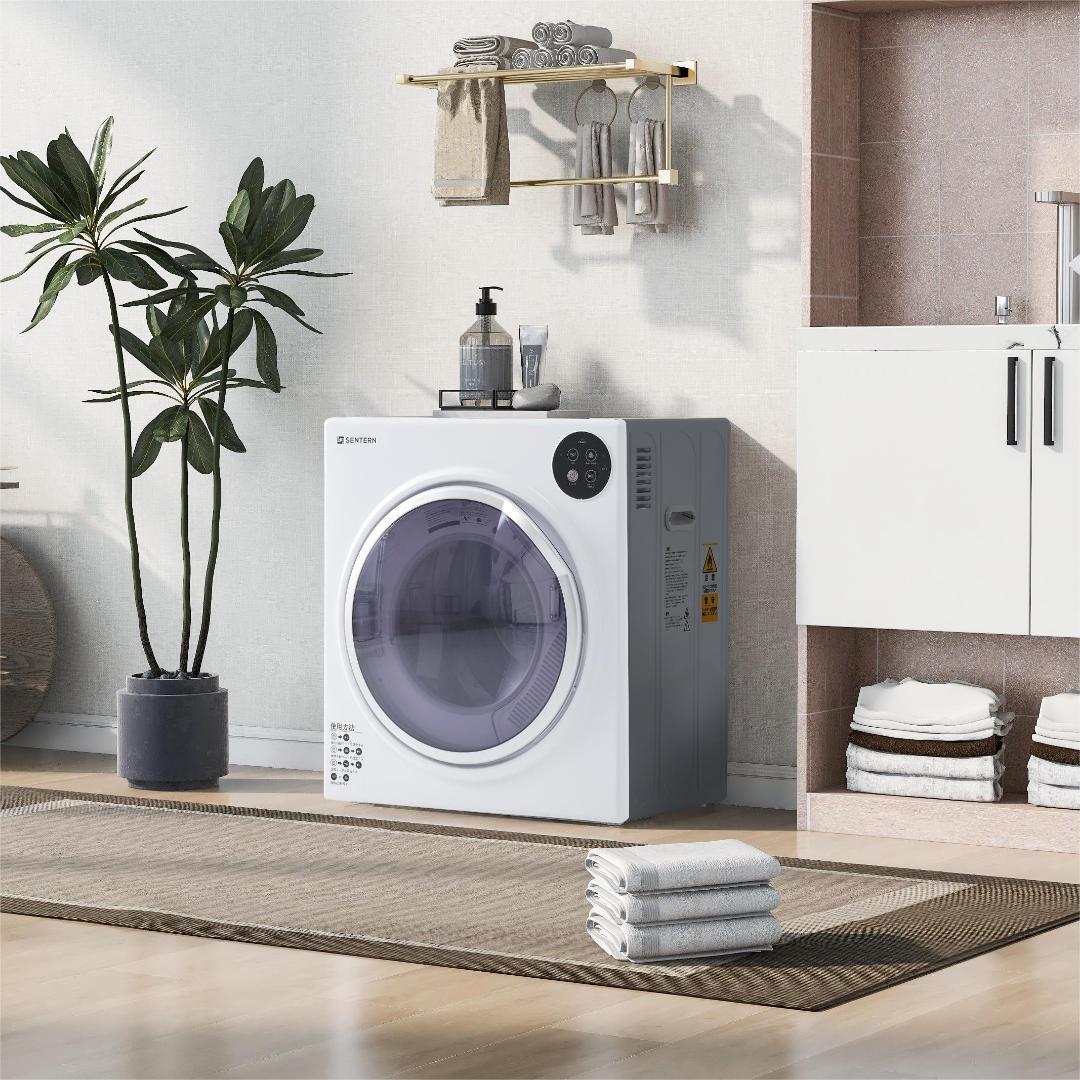 5kg衣類乾燥機 コンパクト 自動モード ドラム 高温除菌 UV殺菌 家庭用