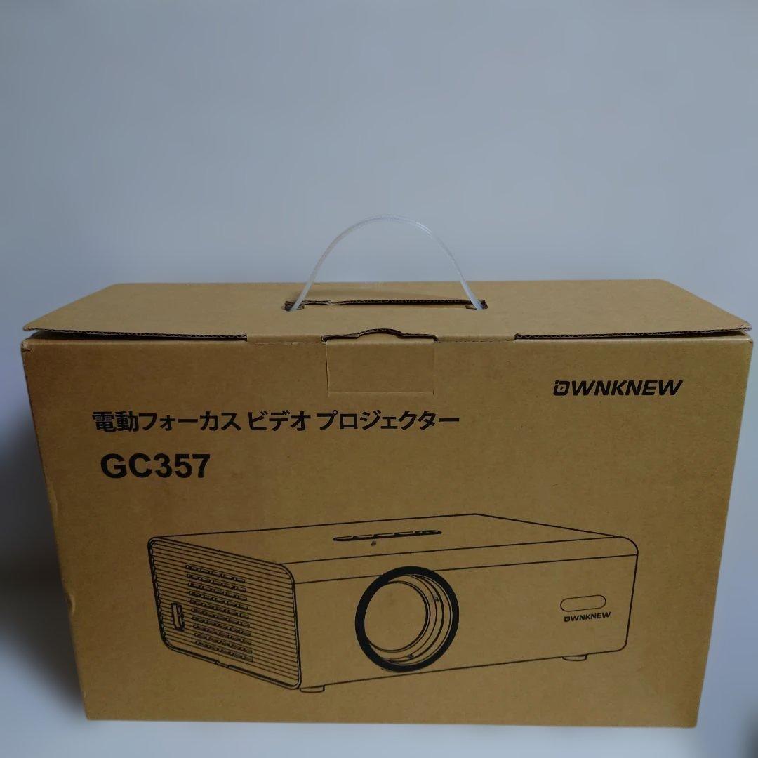 【未使用】OWNKNEW GC357 小型 プロジェクター 4k対応 1080P