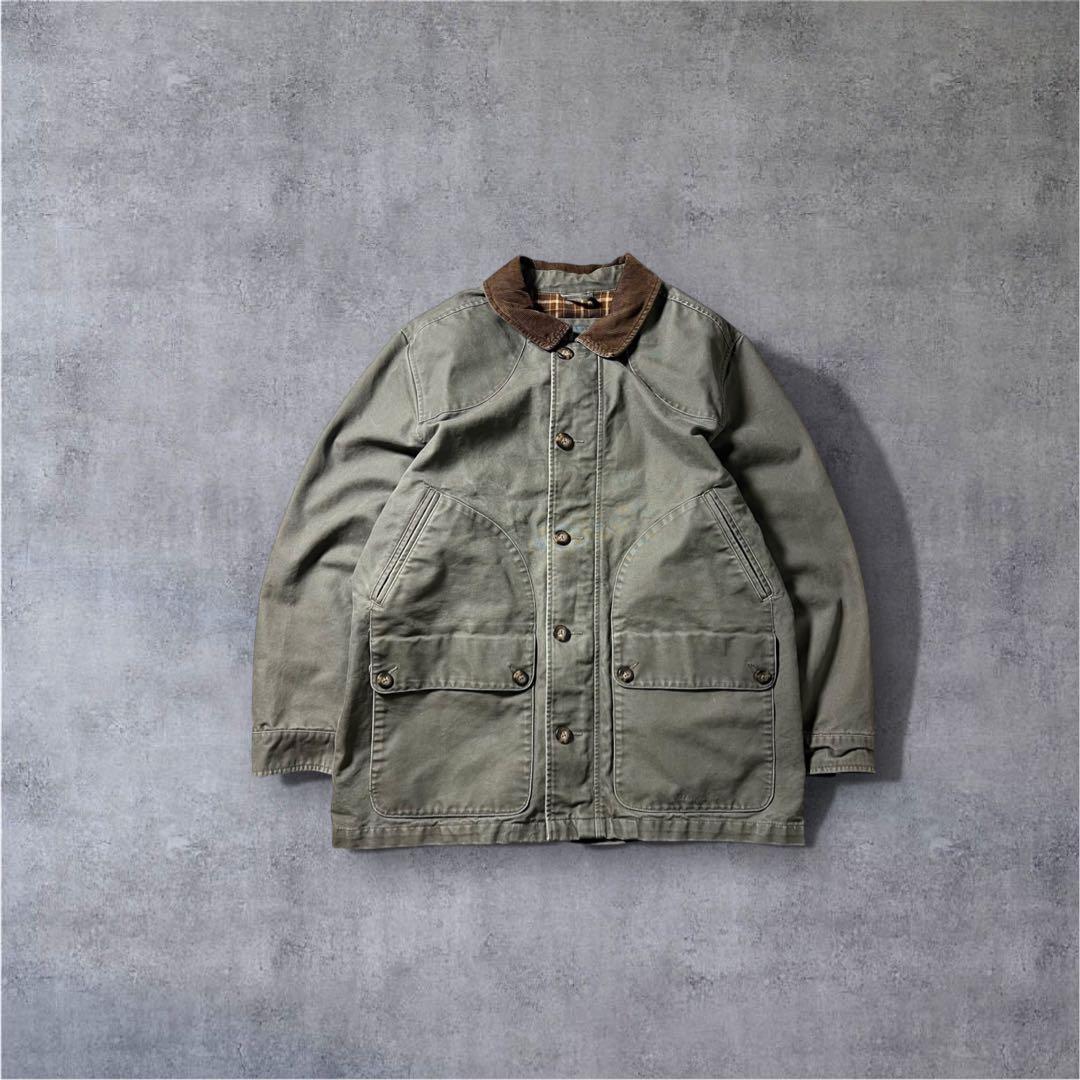 Eddie Bauer ハンティングジャケット XL 裏地チェック