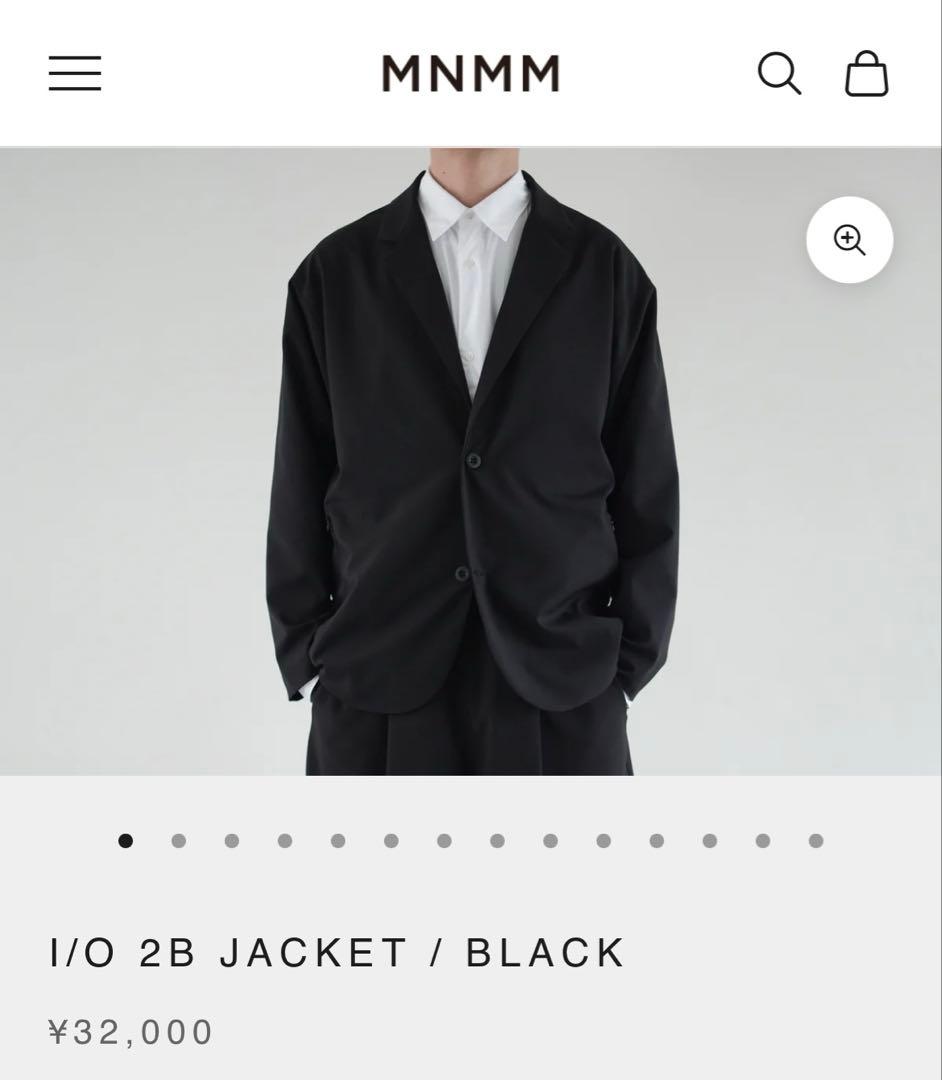 MNMM I/O 2B JACKET ネイビー　サイズ2 ミニマリスト