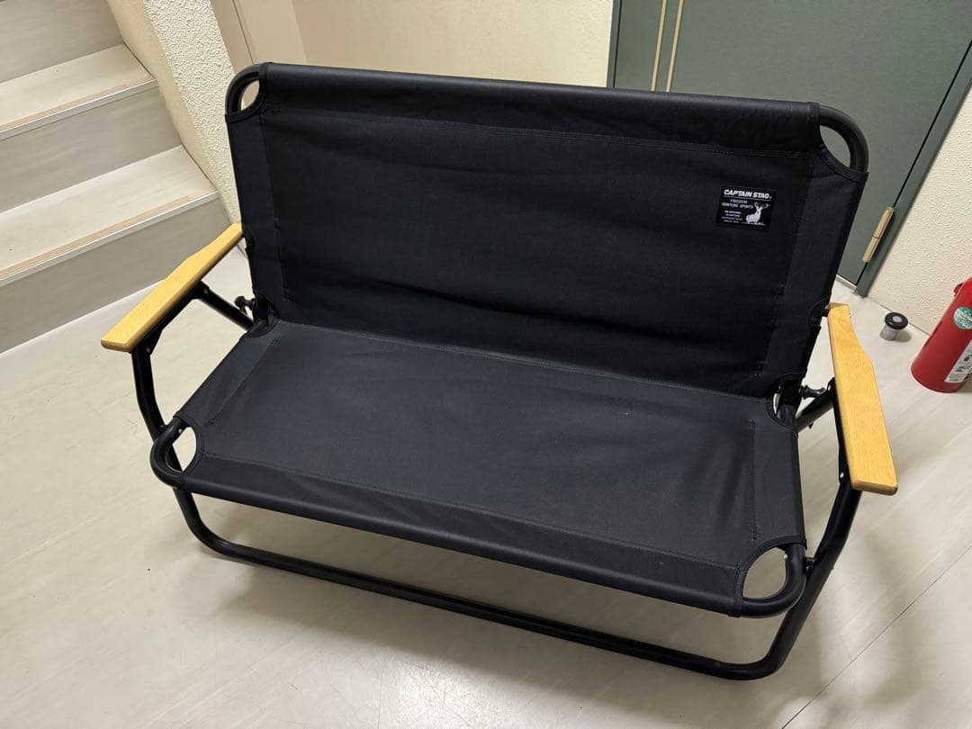 美品　キャプテンスタッグ ベンチ　鹿ベンチ　※専用クッション付き