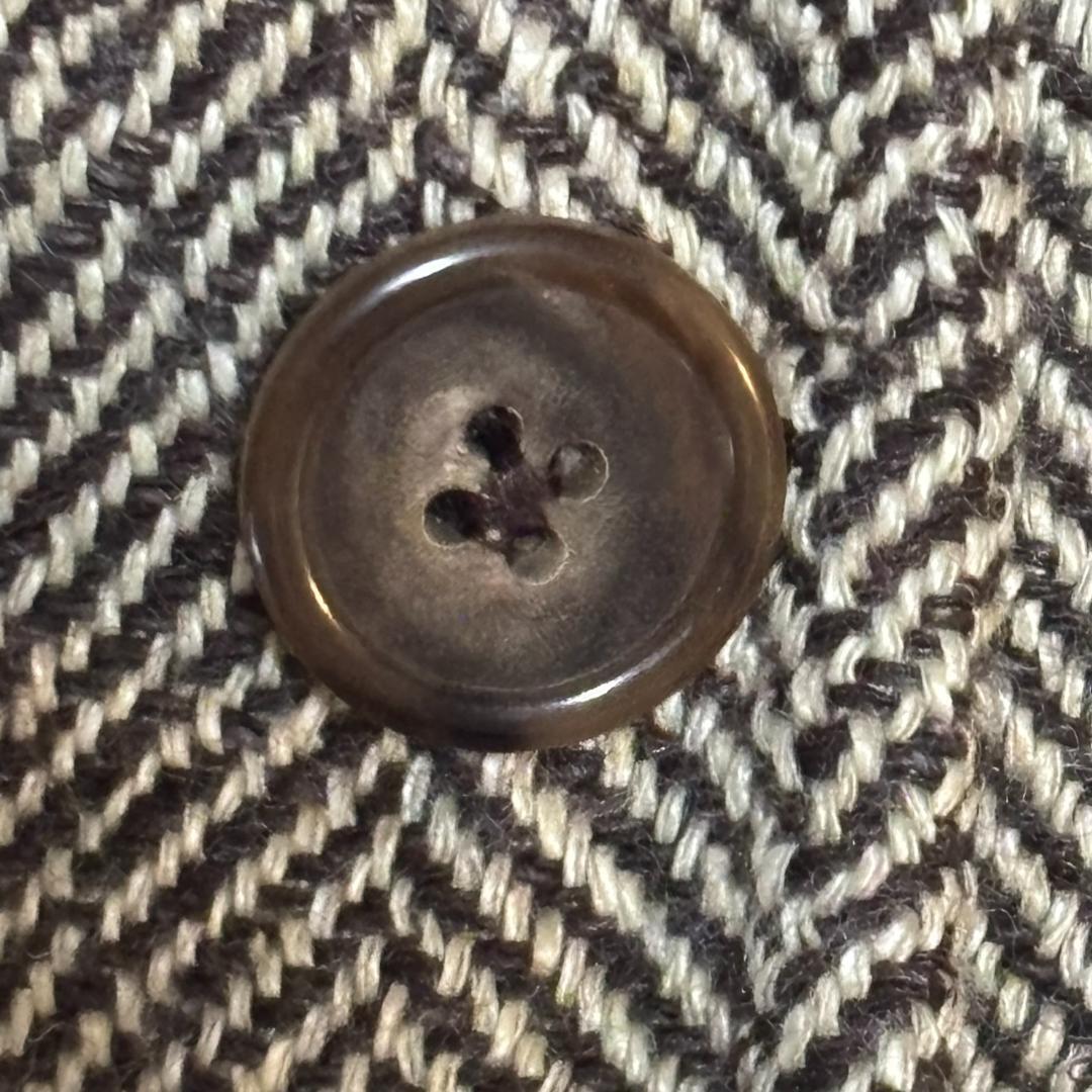 ラルフローレン メンズ ツイードジャケット ヘリンボーン チャコールグレー