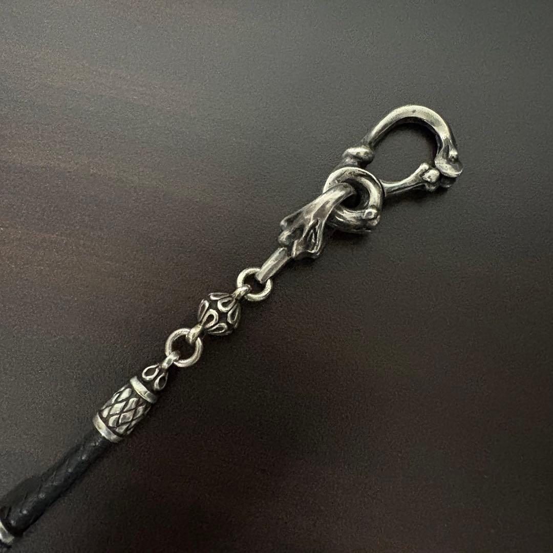 LEATHERS AND TREASURES 5ボール＆レザーウォレットチェーン