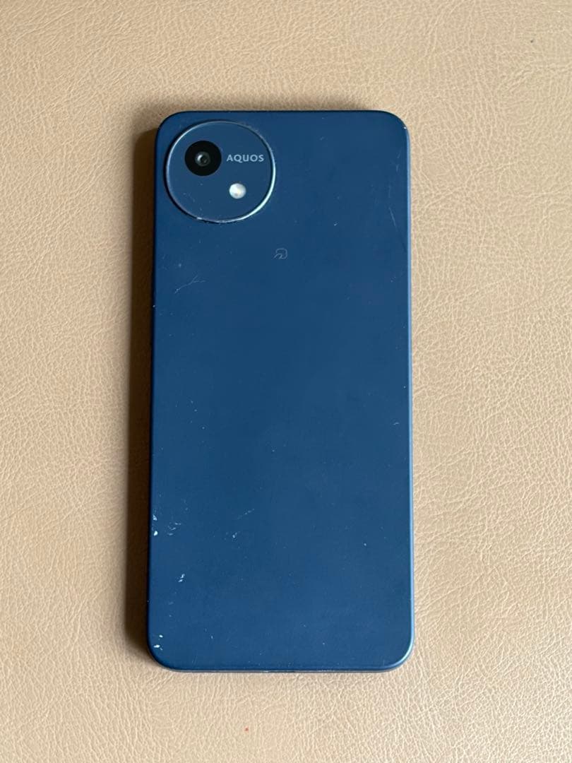 AQUOS wish4 ブルー スマートフォン本体