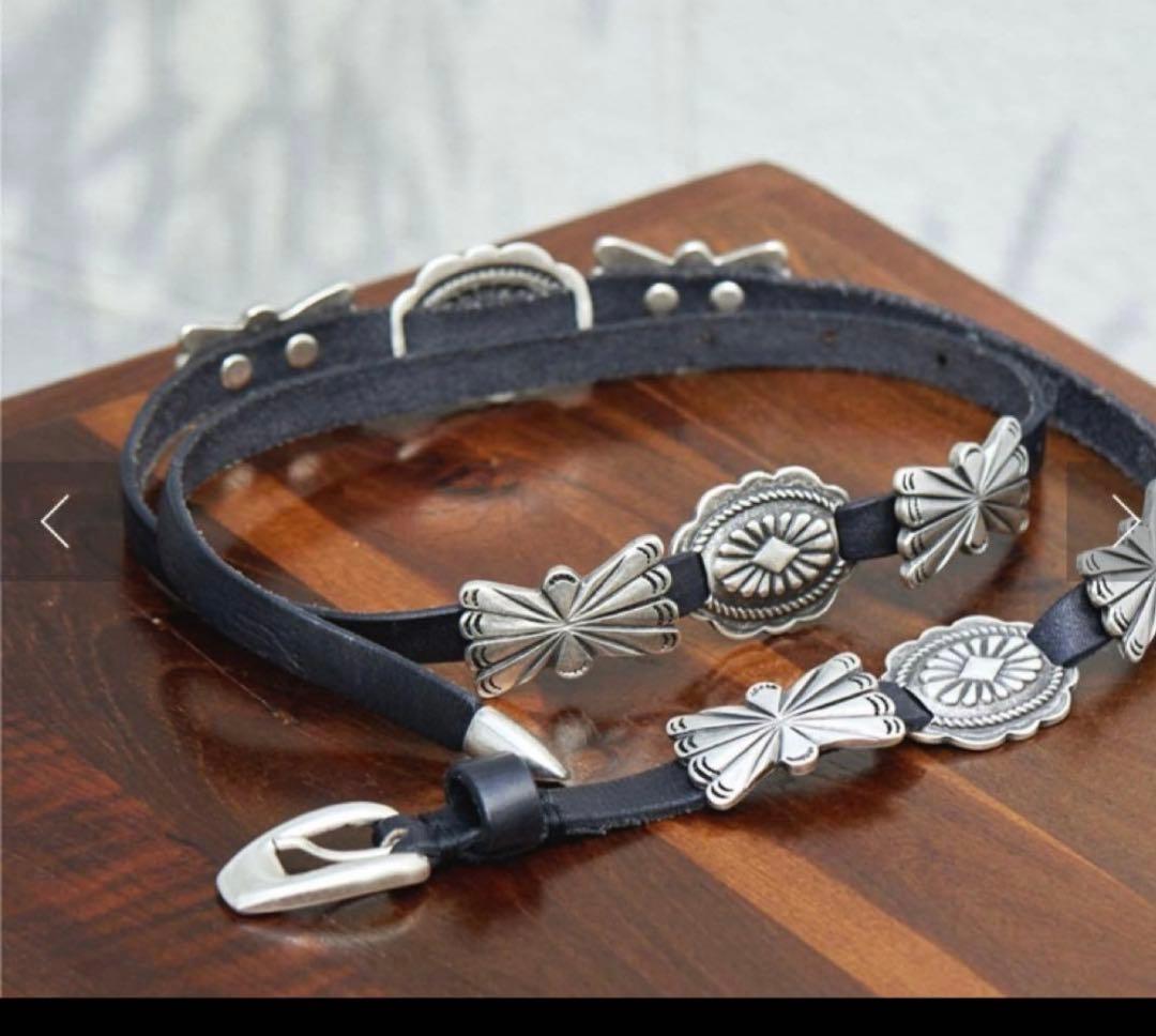 【極美品】Whim Gazette 【Puntovita】コンチョ細ベルト