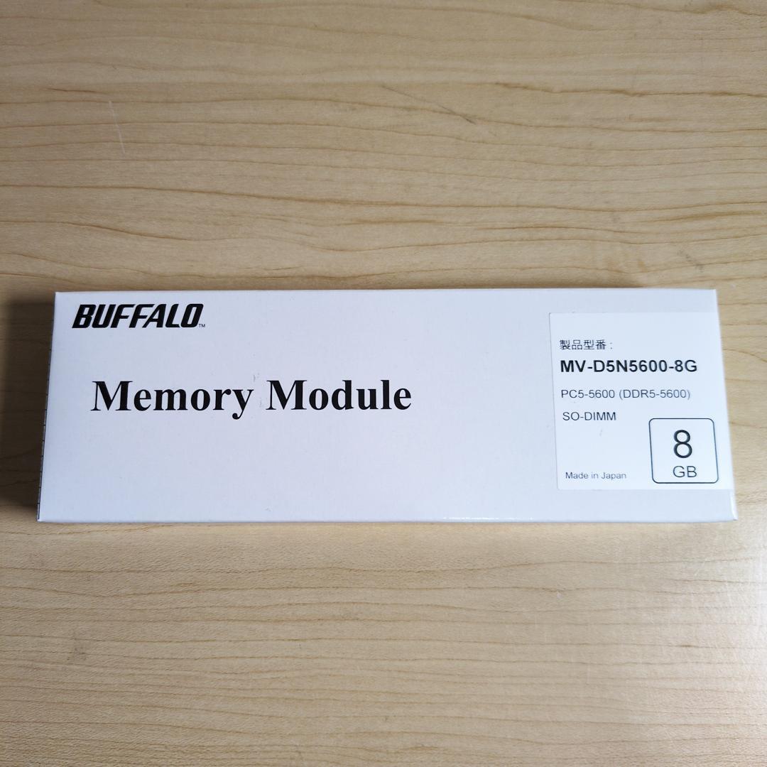 【新品・未開封】BUFFALO MV-D5N5600-8G　メモリ 8GB