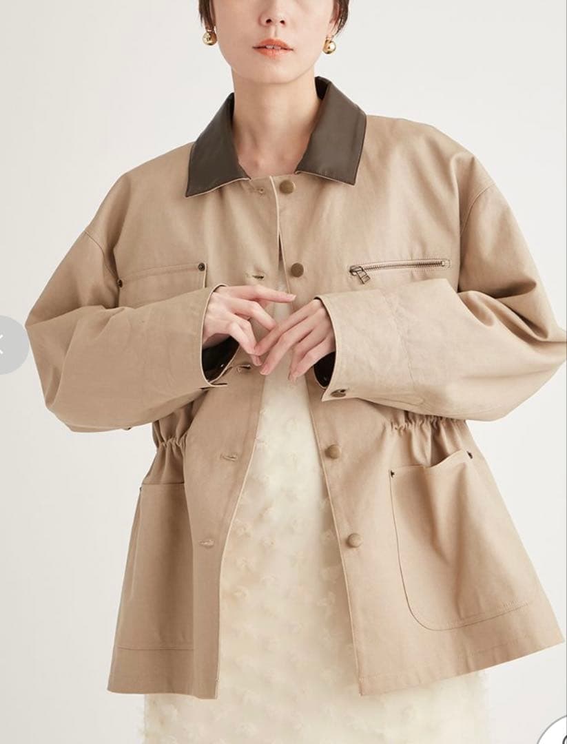 最終値下げemmi（エミ）✨コットンカバーオールジャケット