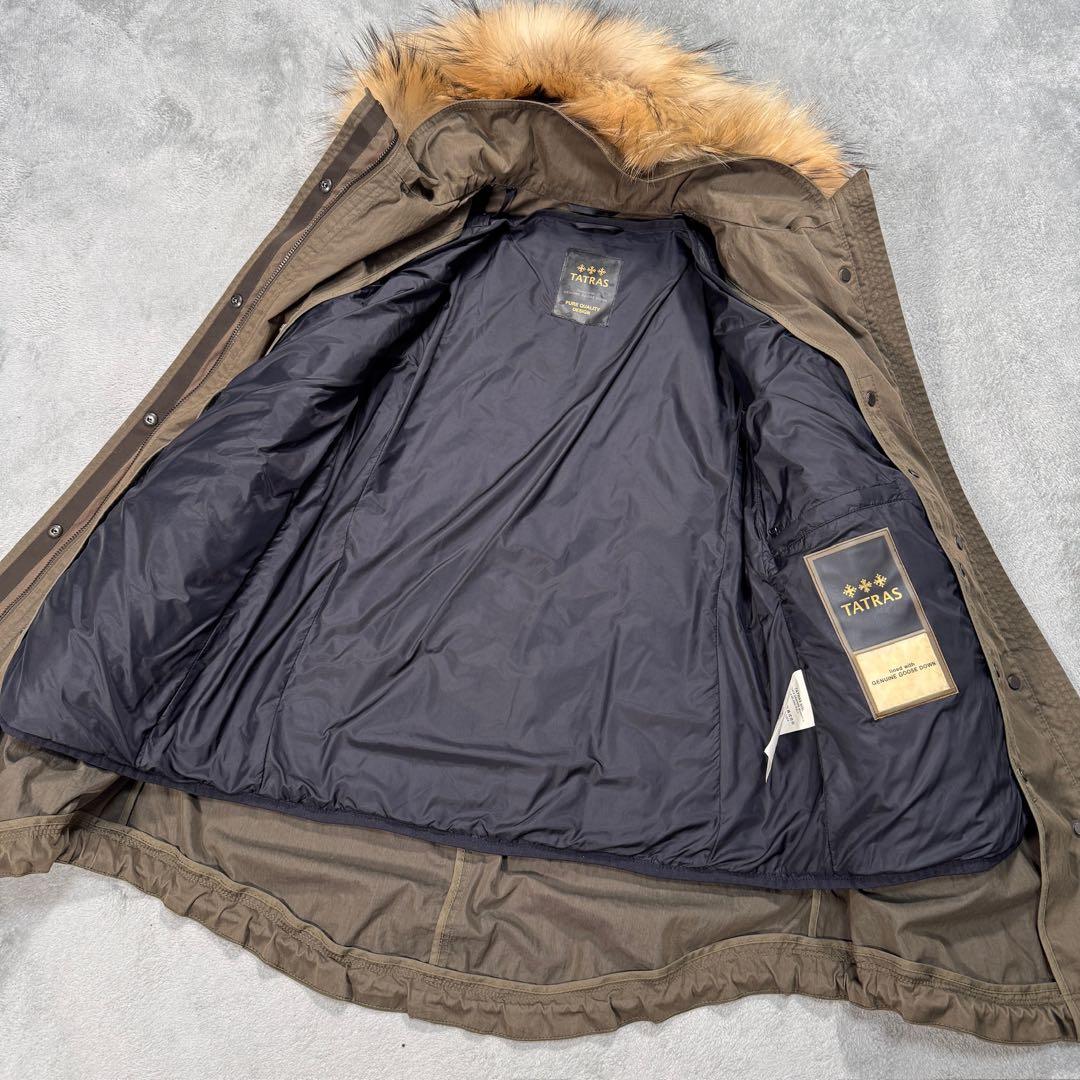 タトラス　モッズコート　ダウンライナー付き　カーキ　01 LTA17A4525