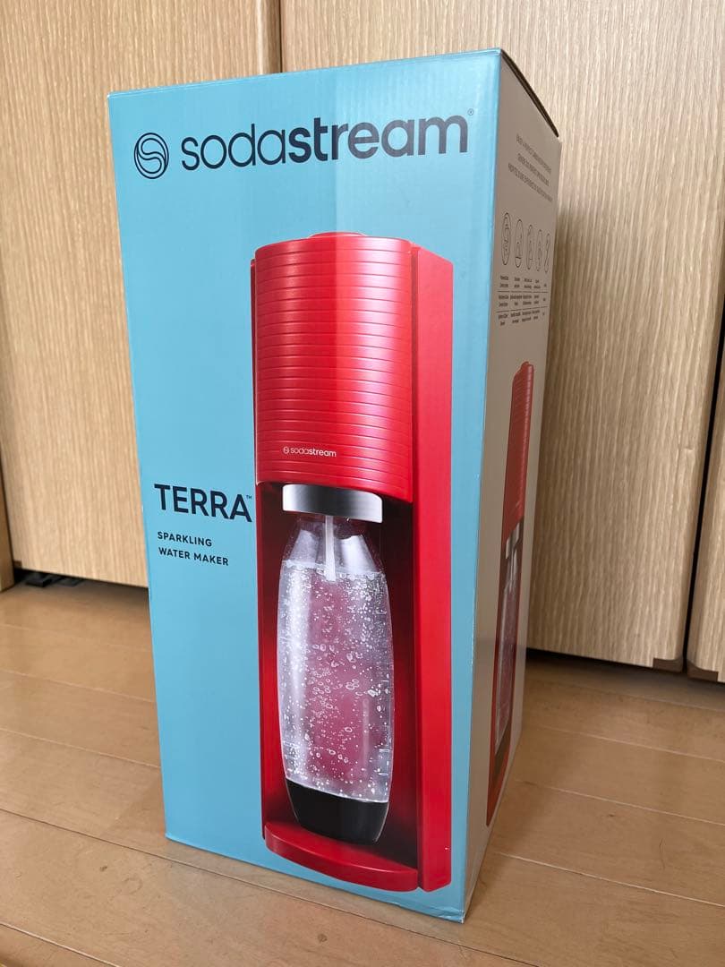 sodastream TERRA 炭酸水メーカー レッド