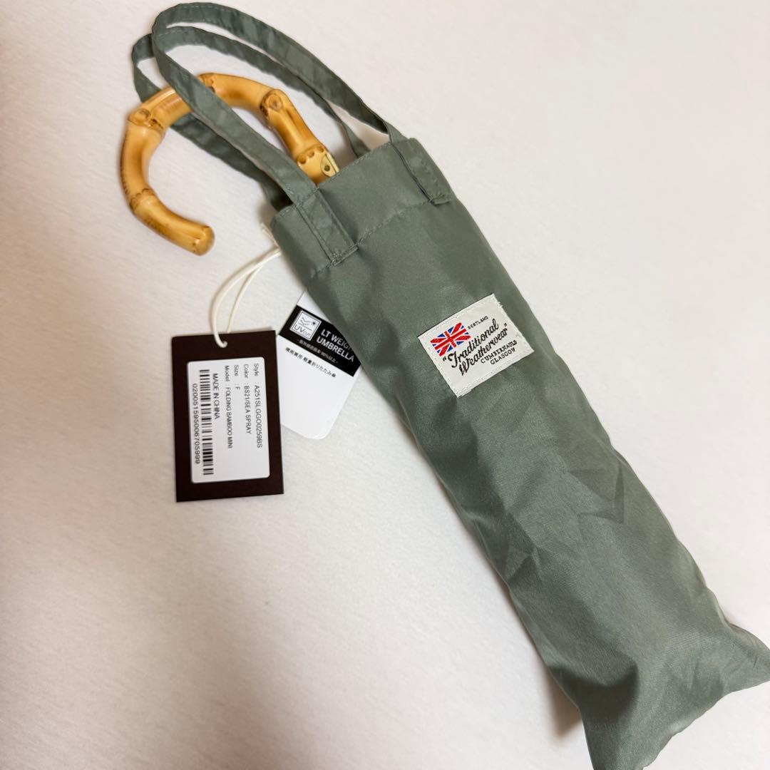 【新品 未使用】トラディショナルウェザーウェア 折りたたみ傘 晴雨兼用