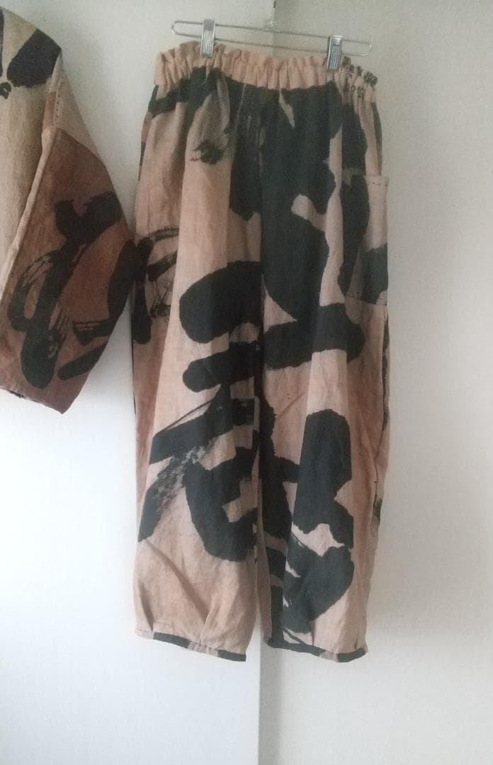 K　柿渋染め　パンツ