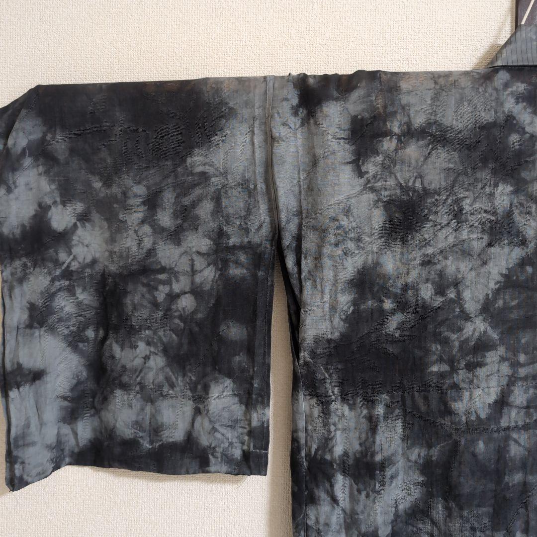 【三花】本麻　洗える長襦袢　カラー襦袢　2色染め　ムラ染め　リサイクル　su