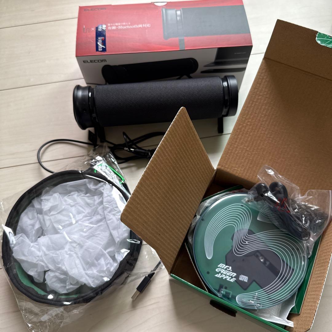 ミセスグリーンアップル　CDポータブルプレーヤー　スピーカー