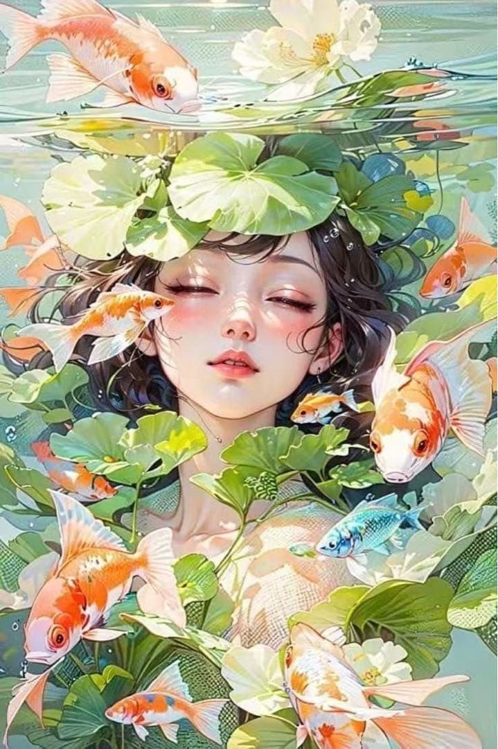 3点セット　樹脂ビーズ　123色　ダイヤモンドアートキット　A2 可愛い　女の子