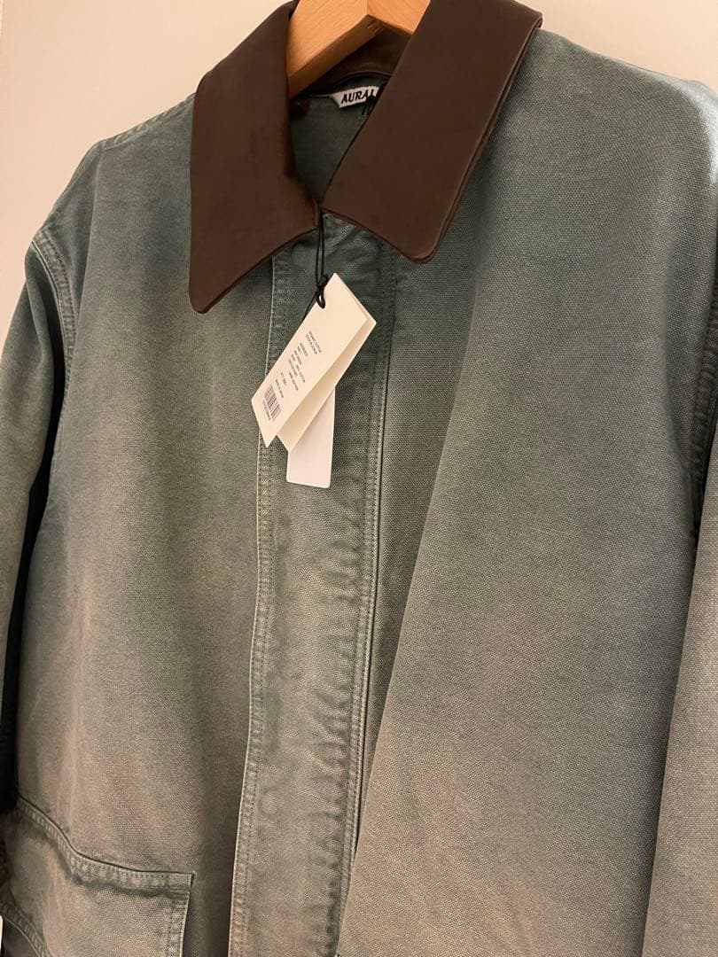 (新品)オーラリー オーガニックコットンダックブルゾン サイズ1