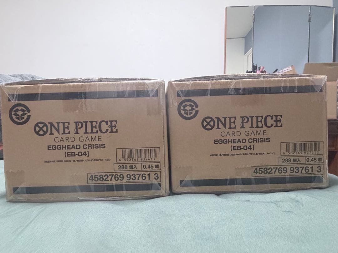 ワンピースカード EB-04 エッグヘッドクライシス 2 カートン 完全に未開封
