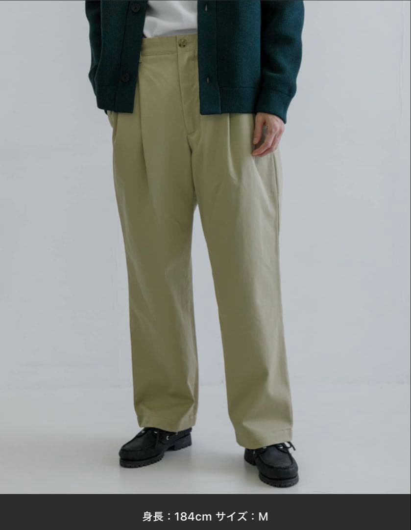 SHIOTA ニドムチノトラウザー #SERGE II